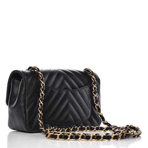 chanel chevron mini flap